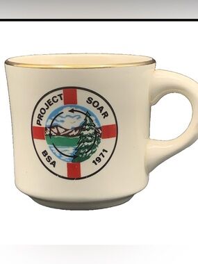 Vintage Boy Scouts Scout Project Soar BSA 1971 Mug